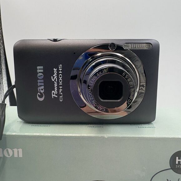 Canon PowerShot Elph 100 HS 12.1MP Digital Camera w/5x Zoom with Extras - Picture 2 of 6
